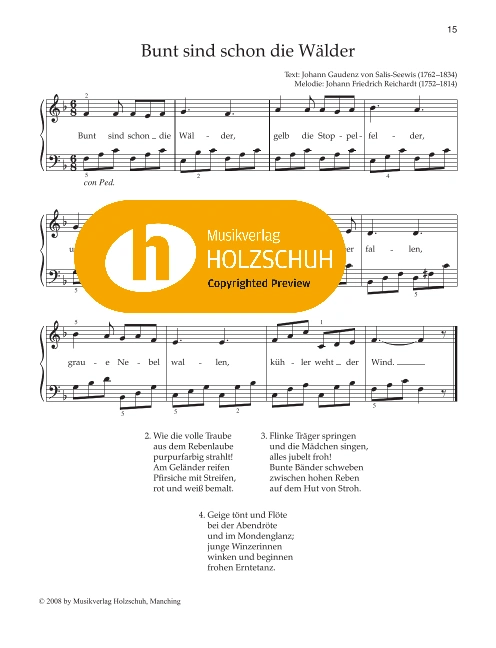 Bunt sind die Wälder